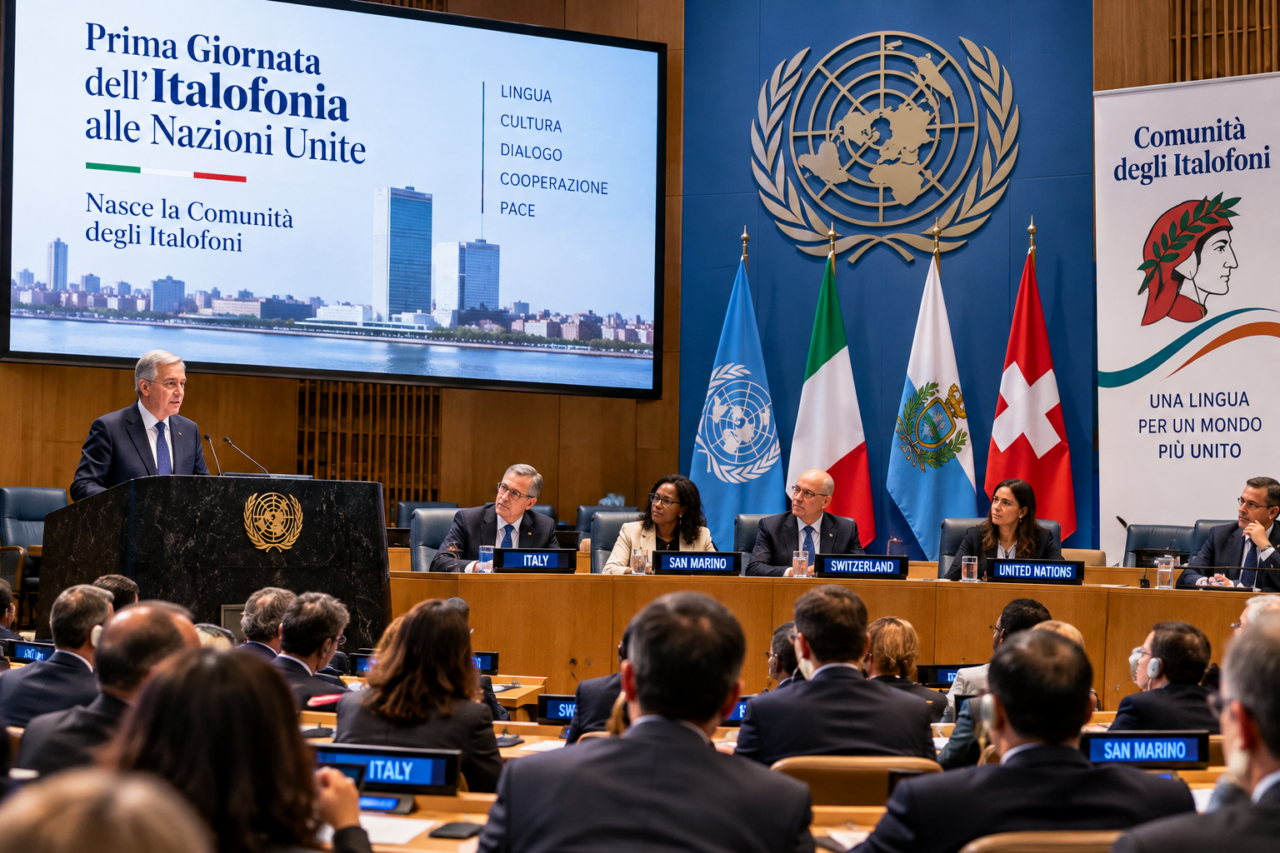 conferencia de italofonía en la onu