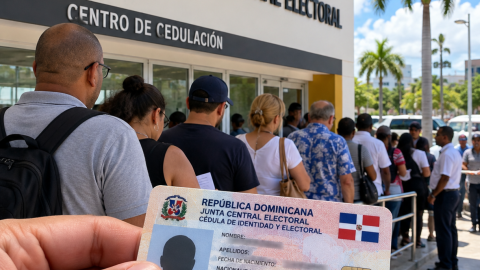 fila ante la junta central electoral