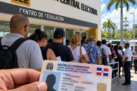 fila ante la junta central electoral