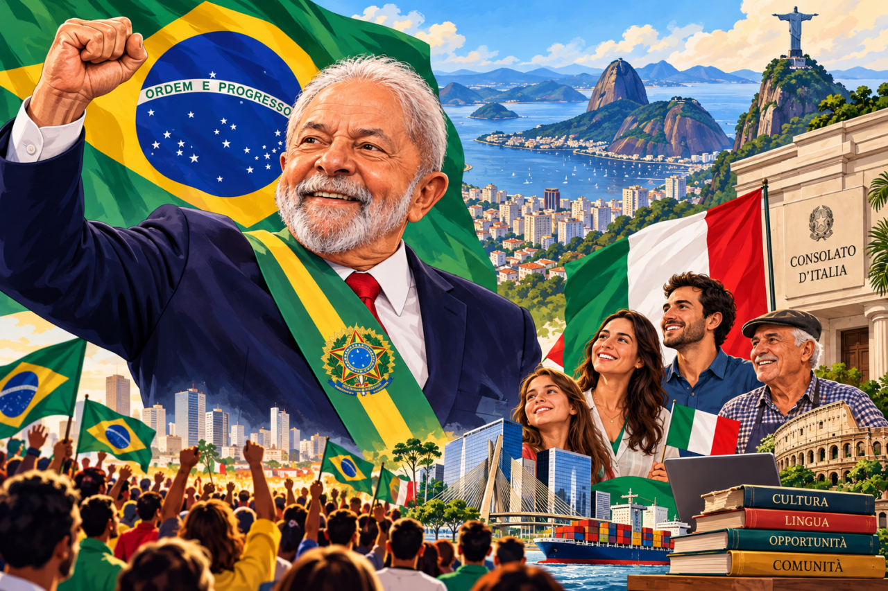 lula y la comunidad italo brasileña