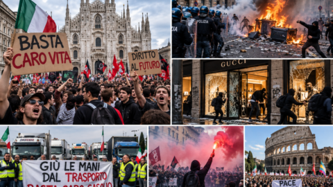 protestas y disturbios en italia(1)