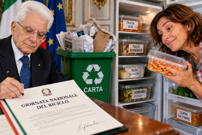 reciclaje y sobras en la cocina