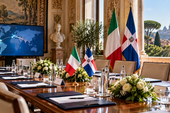 reunión diplomática italia–república dominicana